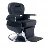 Кресло парикмахерское Hairway "Сатурн" цвет черный крокодил, гладкий 56803