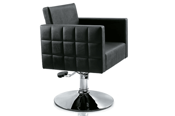 Кресло парикмахерское Hairway "Аделина" цвет черный, красный крокодил 56192