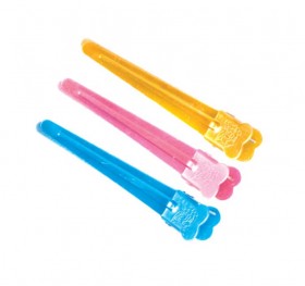 Зажим Hairway алюминиевый цветной 50 мм, 100 шт./уп. 42035