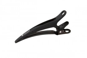 Зажим Hairway черный, 110 мм, 4 шт./уп. 42067