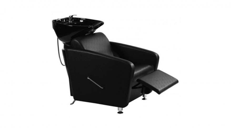Мойка парикмахерская Hairway "Стефани" цвет чёрный крокодил, черный гладкий 57555