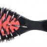 Щетка Hairway Cherry массажная 7-ми рядная, комбинированная, пластиковая основа с нейлоновыми штифтами 08062