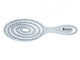 Щетка Hairway ECO Wheat массажная 8 рядов 20 см овальная голубая 08095-03