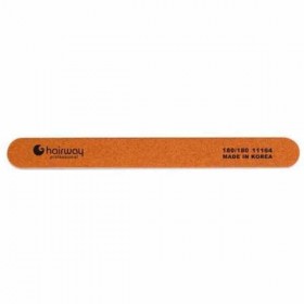 Пилка Hairway стандарт, коричневая 180/180 11164