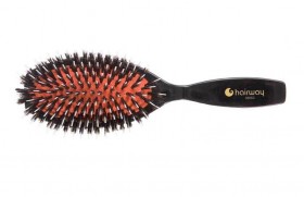 Щетка Hairway Cherry массажная 11-ми рядная, комбинированная, пластиковая основа с нейлоновыми штифтами 08063