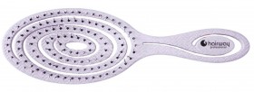 Щетка Hairway ECO Wheat массажная 8 рядов 20 см овальная розовая 08095-06