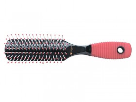 Щетка Hairway Rainbow массажная 7-ми рядная, пластиковая основа с нейлоновыми штифтами 08069