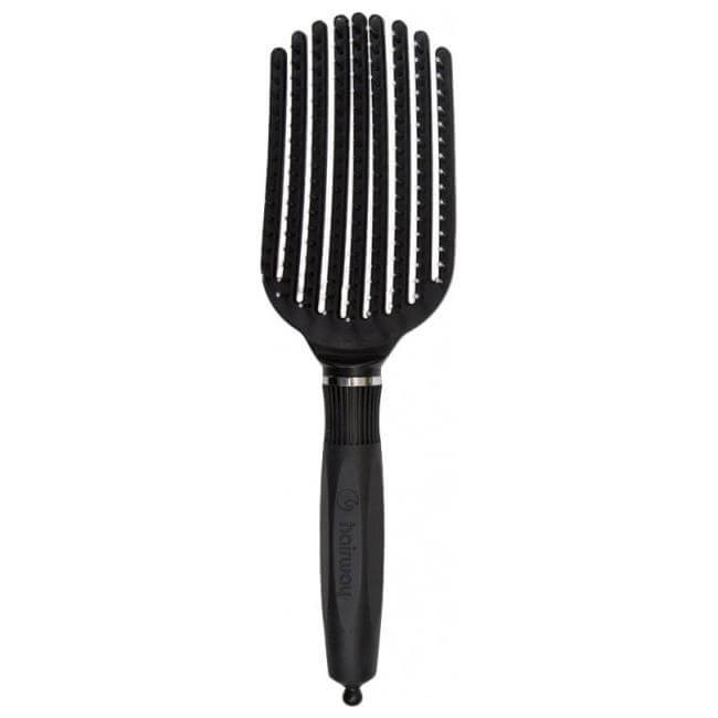 Щетка Hairway Lines Large массажная 9-рядная с нейлоновыми штифтами 08082