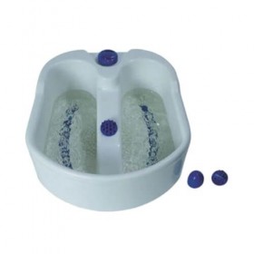 Педикюрная ванна для ног Hairway цвет белый, три насадки 52012