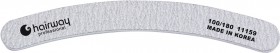 Пилка Hairway бумеранг, зебра 100/180 (11027) 11159
