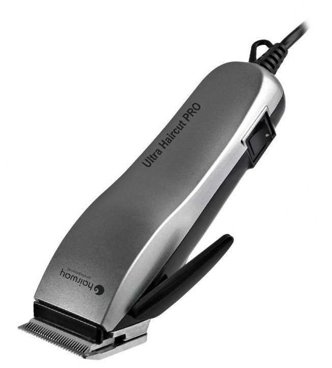 Сетевая машинка Hairway Ultra Haircut PRO для стрижки волос, серебро 10W 02001-32