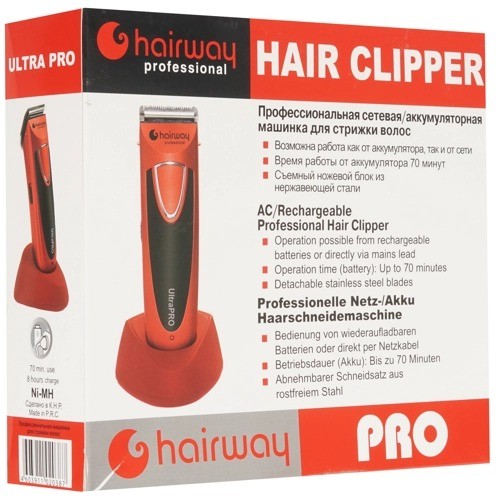 Машинка Hairway Ultra Pro для стрижки волос (аккум/сетевая) D010 02038