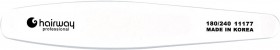Пилка Hairway contour, белая 180/240 11177