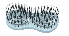 Щётка Hairway ECO Avena 118 мм голубая с штифтами 08096-03