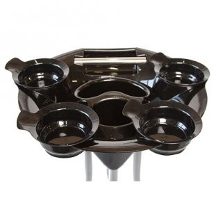 Тележка передвижная для окрашивания Hairway на 4 чаши 60319