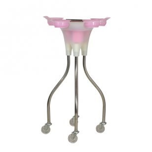 Тележка передвижная для окрашивания Hairway на 4 чаши 60319