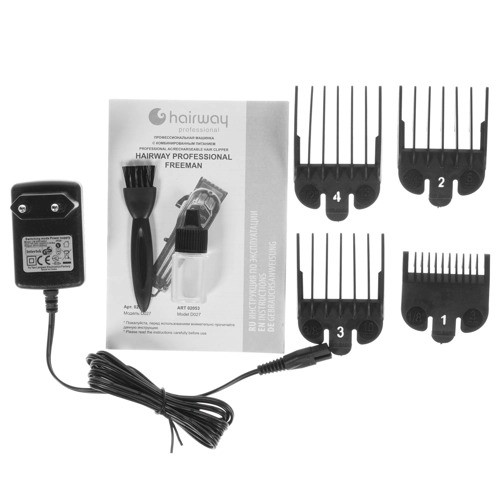 Hairway Freeman D027 машинка для стрижки волос аккумуляторно-сетевая  02053