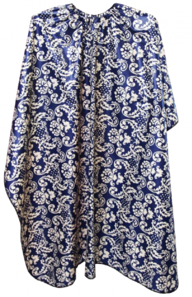 Пеньюар Hairway с узором синий, 142x128 см, 37035