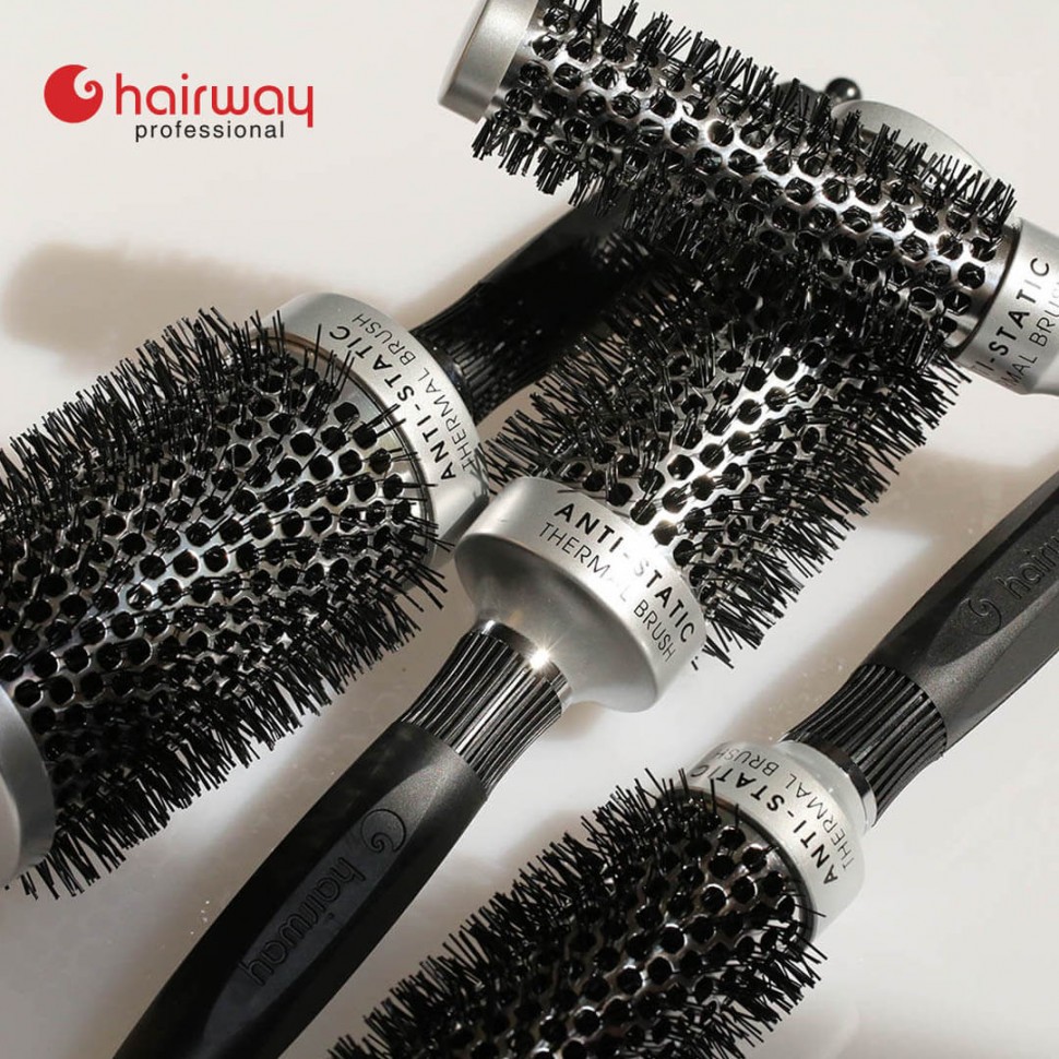 Термобрашинг Hairway Pro Thermal алюминиевая втулка, 25 мм 07020