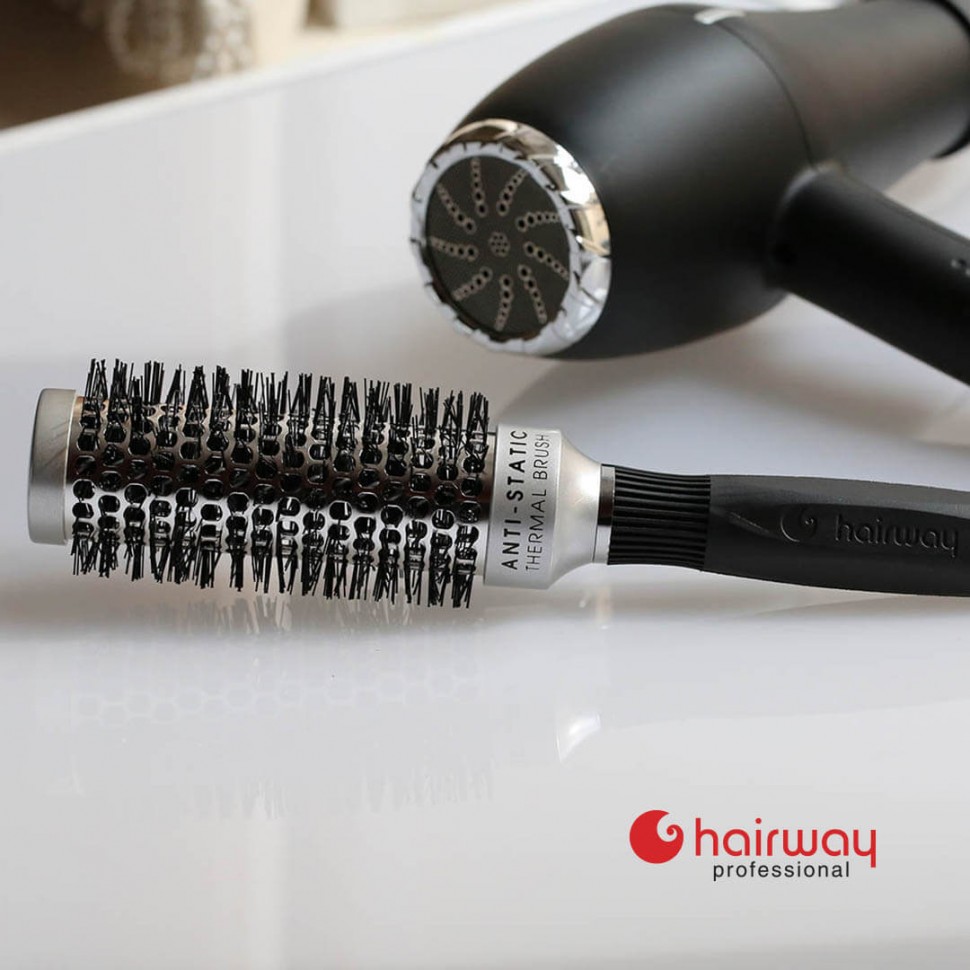 Термобрашинг Hairway Pro Thermal алюминиевая втулка, 33 мм 07021