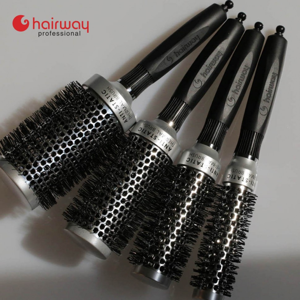 Термобрашинг Hairway Pro Thermal алюминиевая втулка, 53 мм 07023