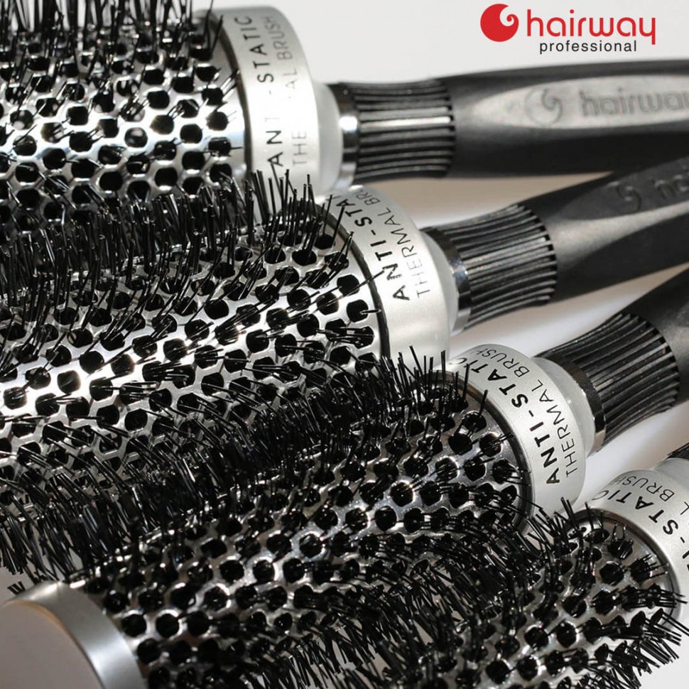 Термобрашинг Hairway Pro Thermal алюминиевая втулка, 53 мм 07023