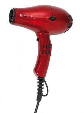 Фен Hairway Phoenix Ionic Compact красный 1800-2000W 03048
