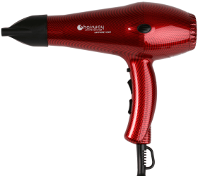 Профессиональный фен Hairway Sapphire Ionic красный 1900-2100W 03039-07