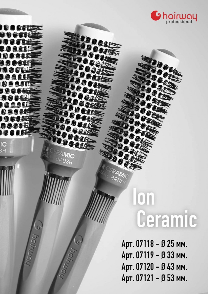 Термобрашинг Hairway Ion Ceramic 33 мм 07119