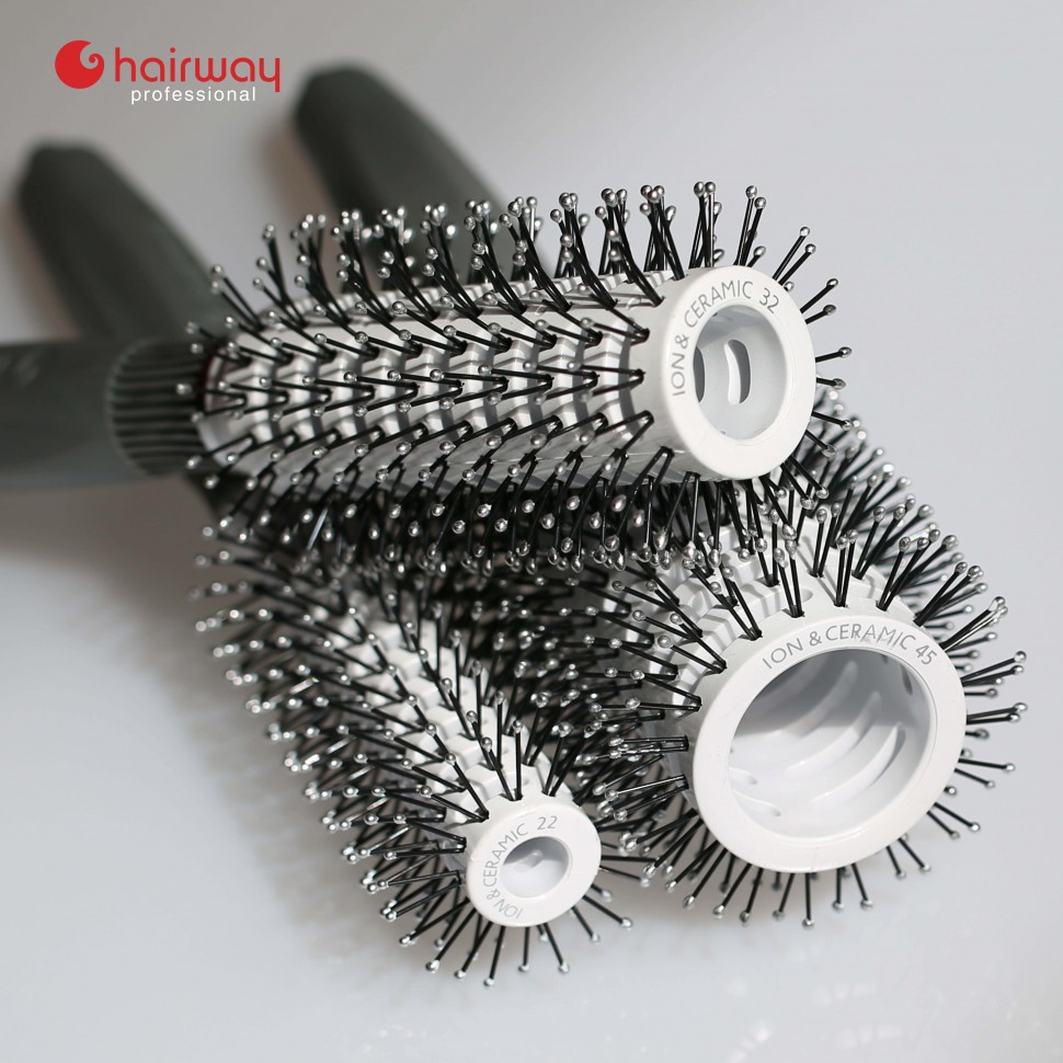 Термобрашинг Hairway Snow Style с керамико-ионным покрытием втулки 32 мм 07135