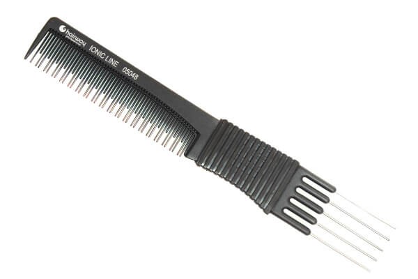 Расческа Hairway Ionic Line вилка металлическая 191 мм (ионы, черный) 05048