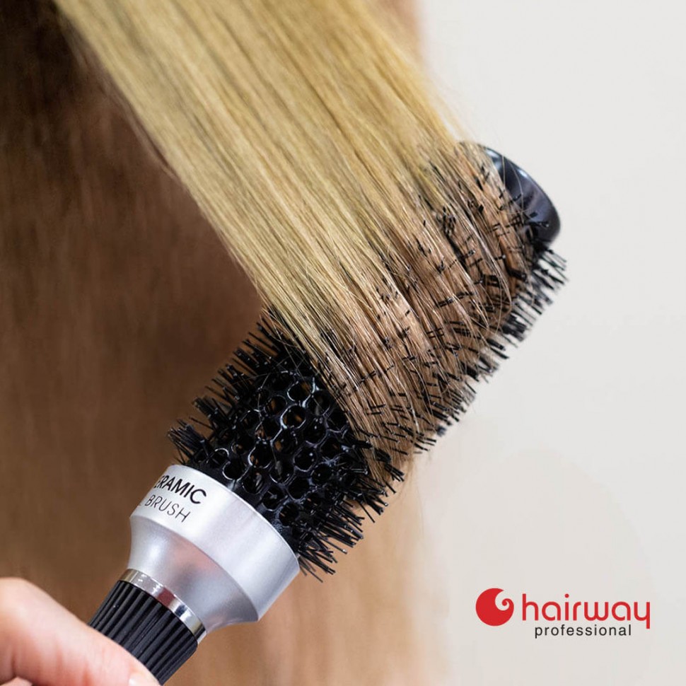 Термобрашинг Hairway Black Ion Ceramic черный 33 мм 07219