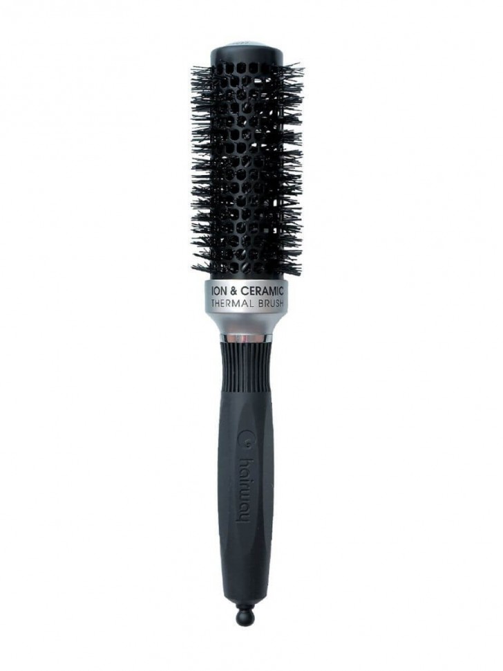 Термобрашинг Hairway Black Ion Ceramic черный 33 мм 07219