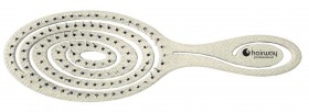 Щетка Hairway ECO Wheat массажная 8 рядов 20 см овальная бежевая 08095-20