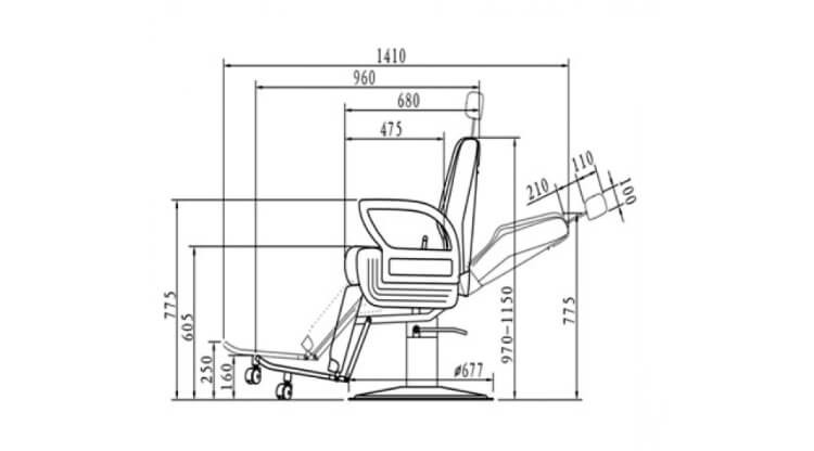 Кресло парикмахерское Hairway "Гефест" цвет черный 56763