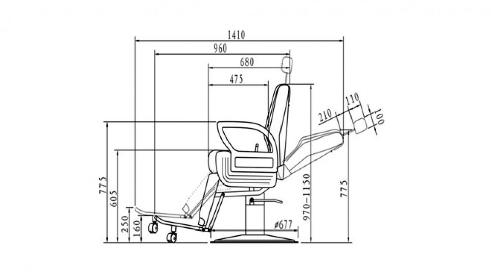 Кресло парикмахерское Hairway "Дионис" цвет черный 56675