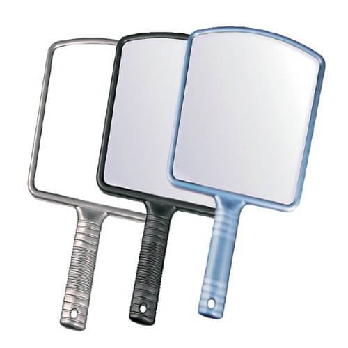 Зеркало Hairway заднего вида на ручке 223*360 мм черное 13004-02