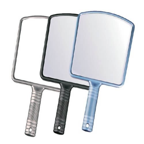 Зеркало Hairway заднего вида на ручке 223*360 мм голубое 13004-03