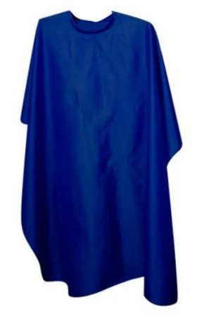 Пеньюар Hairway 120*140 темно-синий на  крючках, горловина с силиконовой вставкой 37122