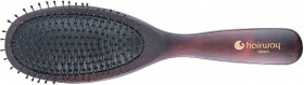 Щетка Hairway Choco массажная большая, 9-рядная с металлическими штифтами 08043