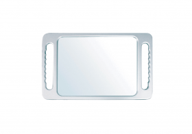Зеркало Hairway заднего вида прямоугольное 290*225 мм серебряное 13018-32
