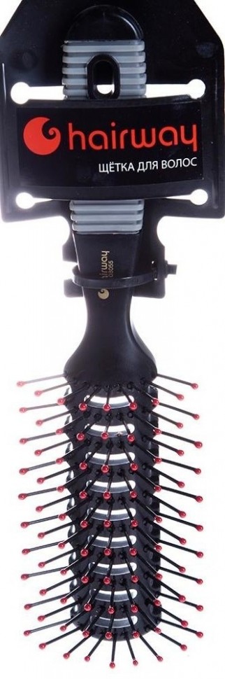 Щетка Hairway Tunnel туннельная 6-рядная на пластиковой основе с нейлоновыми штифтами 08054