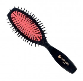 Щетка Hairway Cherry массажная 7-ми рядная пластиковая основа с нейлоновыми штифтами 08060