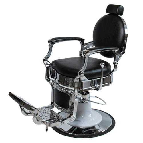 Кресло парикмахерское Hairway "Океан + " цвет красный/чёрный  56778